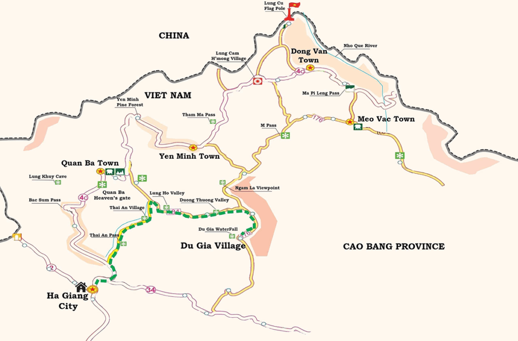 Using The Ha Giang Vietnam Map To Plan Your Tour