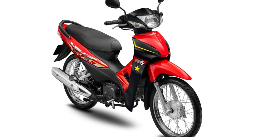 Yamaha Sirius, Honda Blade, and Honda Wave Alpha