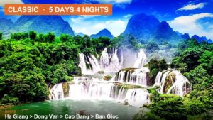 Ha Giang Loop Cao Bang Classic 5 days Ban Gioc route