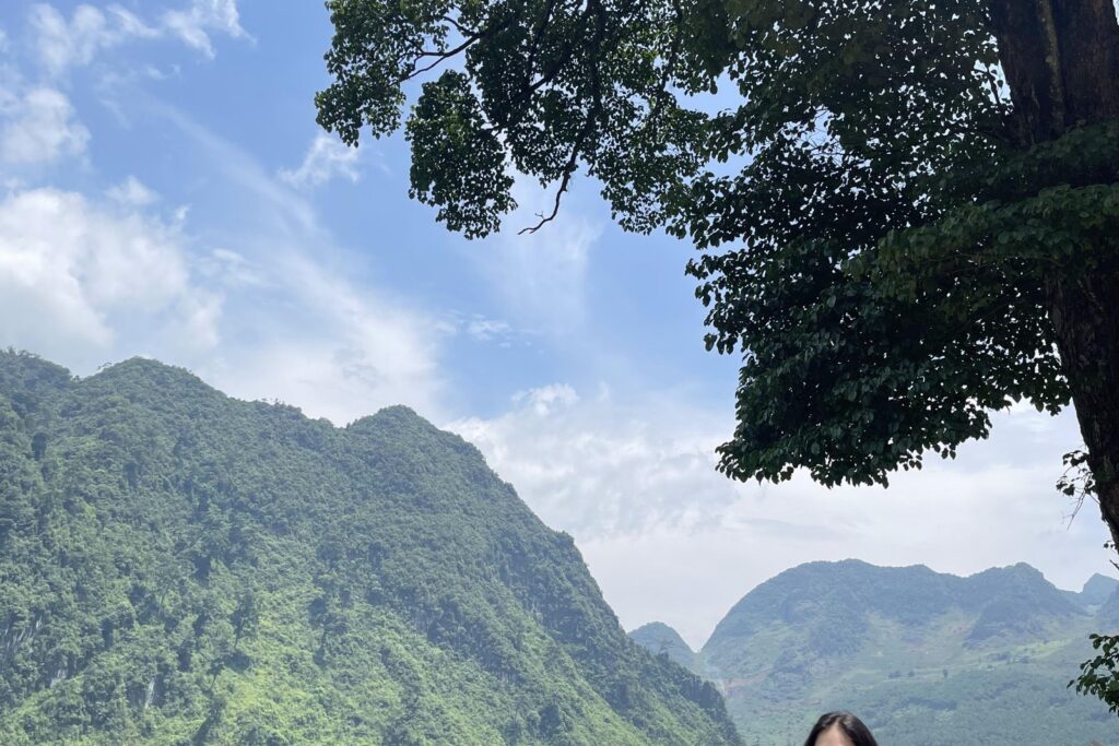 Ha Giang Loop packing list - misty mountain weather at Quan Ba