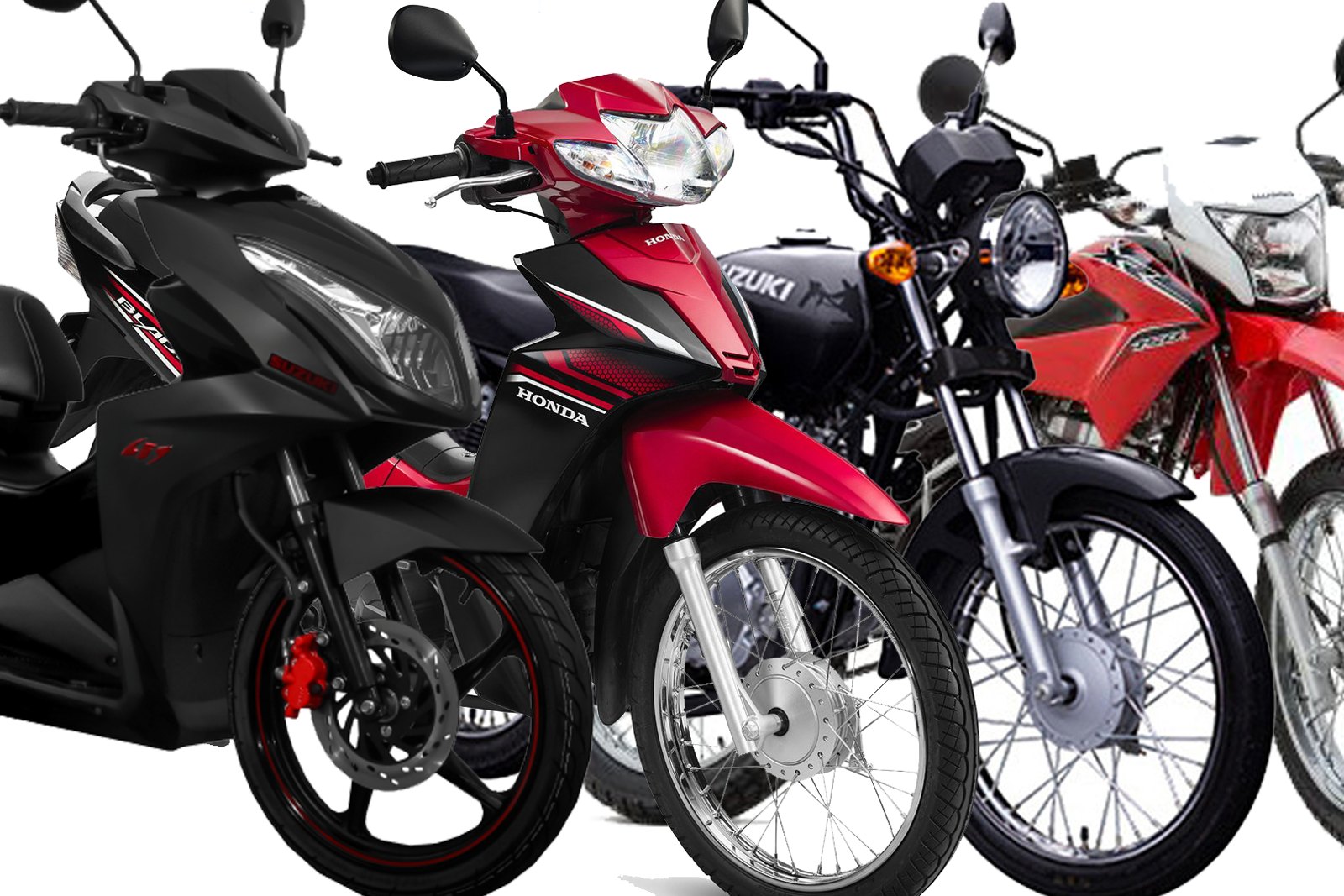 Motorbike rental in Ha Giang - Ha Giang Ali Hostel fleet