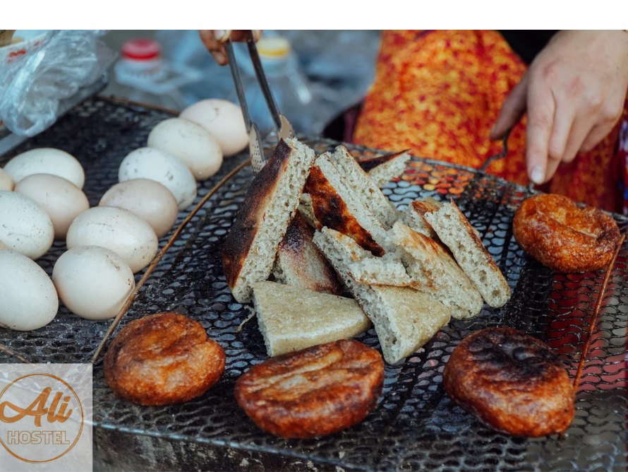Ha Giang Food: 10 Local Dishes to Try on the Loop (2026 Guide) 3 Buckwheat cakes and eggs on a charcoal grill in Ha Giang