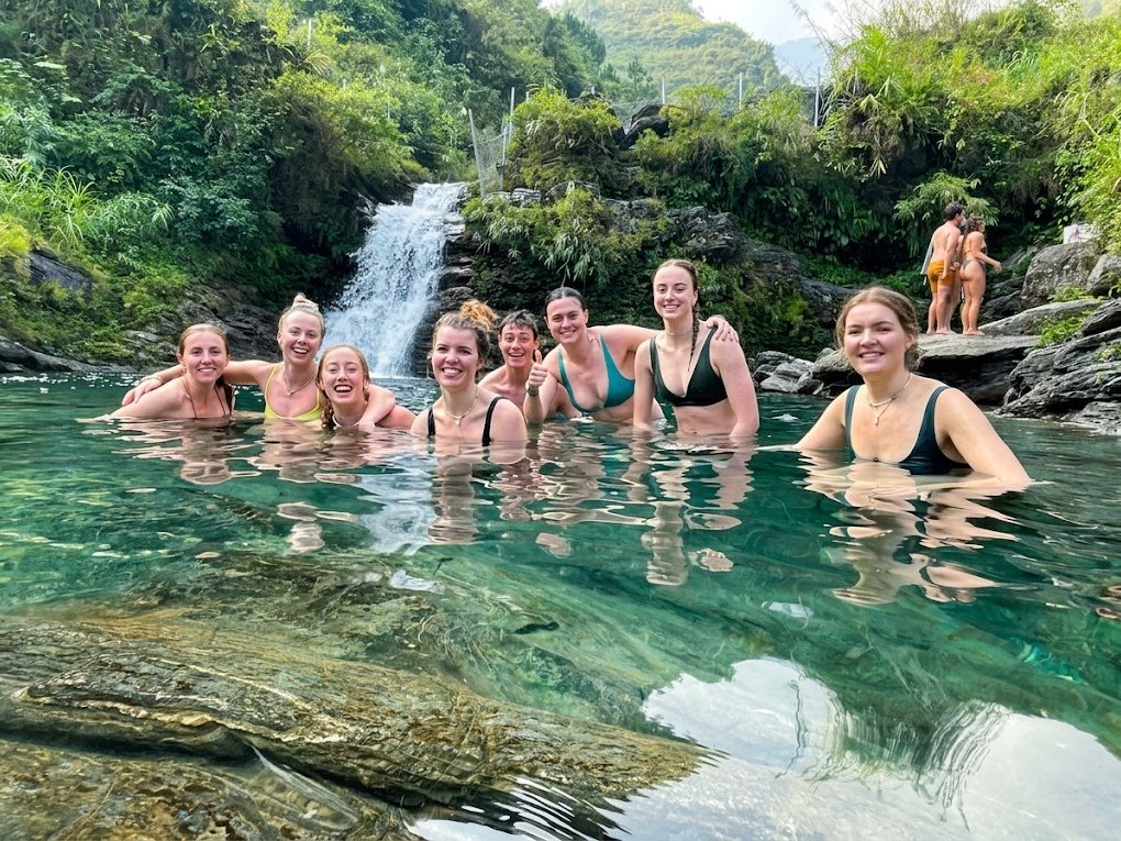 The Perfect Ha Giang Loop Itinerary: 3, 4 & 5 Days (2026) 6 Swimming at Du Gia waterfall on a 4-day Ha Giang Loop itinerary