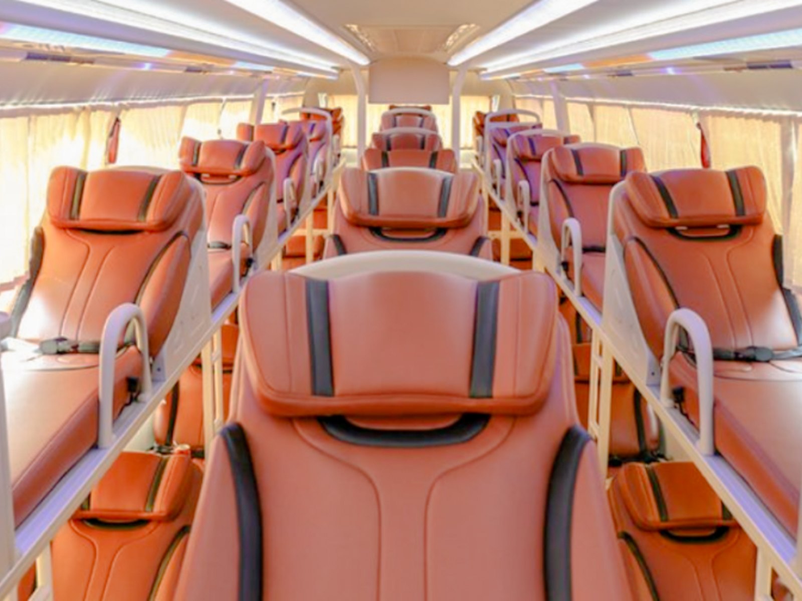 Sleeper bus berths in northern Vietnam
